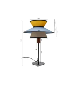 Lampa stołowa RIVA 49 cm