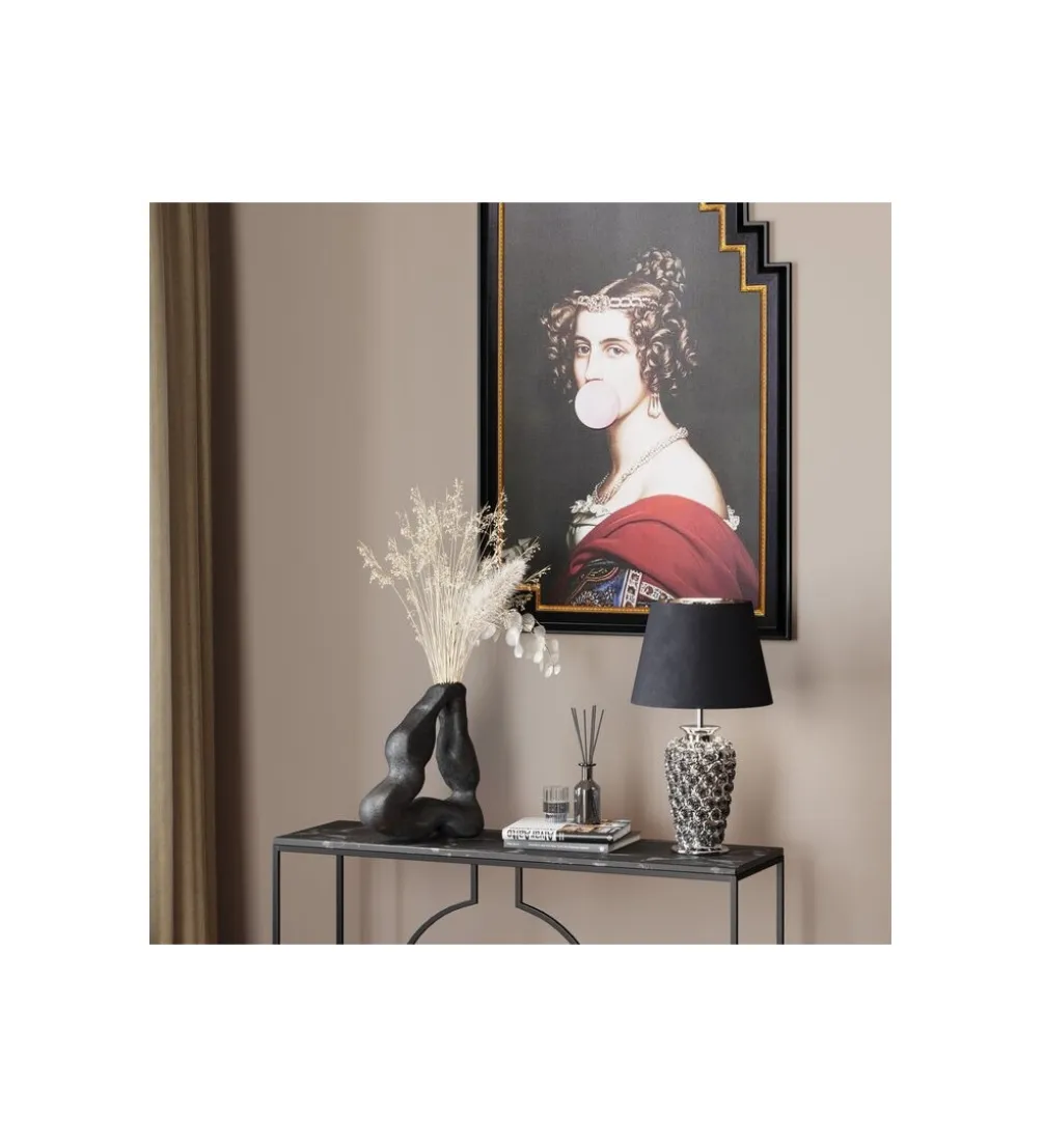 Lampa stołowa ROSE srebrna
