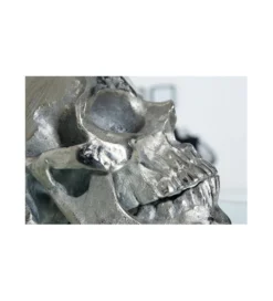 Lampa stołowa Skull 44 cm czarna