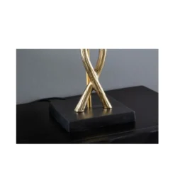 Lampa stołowa SORIA 40 cm czarno złota