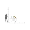 Lampa stołowa TOUCAN 42 cm złota