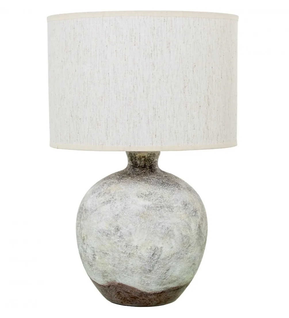Lampa stołowa VENUS ceramika szara