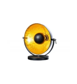 Lampa Studio 40cm Czarno Złota