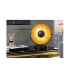 Lampa Studio 40cm Czarno Złota