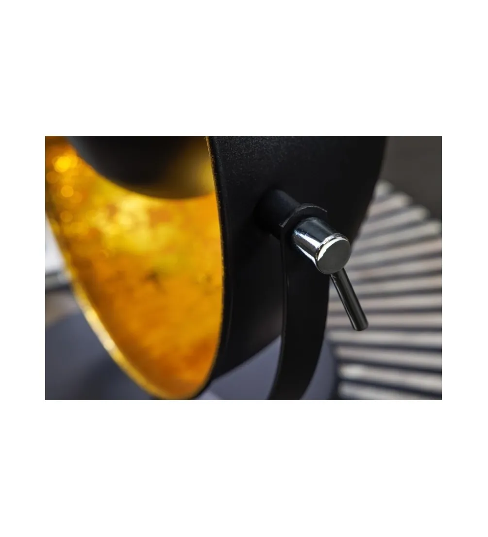Lampa Studio 40cm Czarno Złota