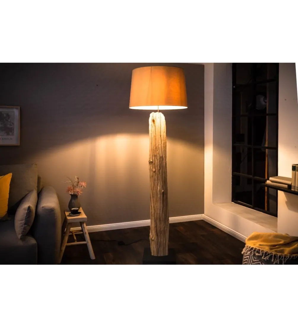 Lampa Treibholz Rousilique beżowa
