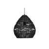 Lampa wisząca ADELAIDE 35 cm czarna