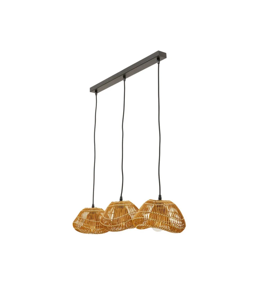 Lampa wisząca ALOHA DROP TRE 80 cm naturalna