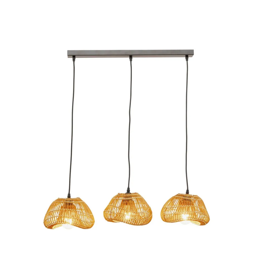 Lampa wisząca ALOHA DROP TRE 80 cm naturalna