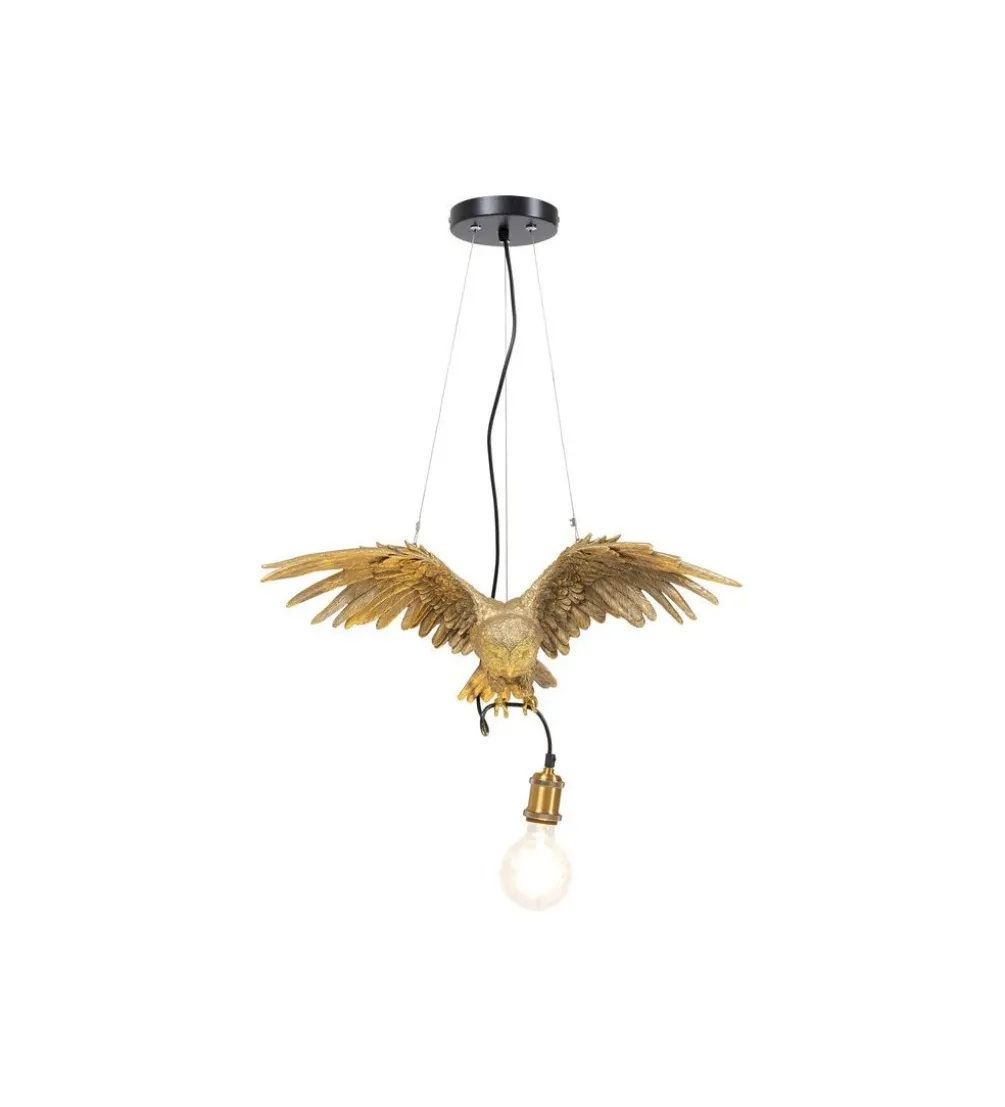 Lampa wisząca ANIMAL OWL złota