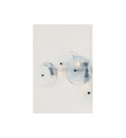 Lampa wisząca AQUAMARINE 121 cm chromowana