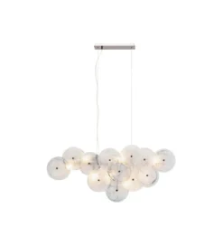Lampa wisząca AQUAMARINE 121 cm chromowana