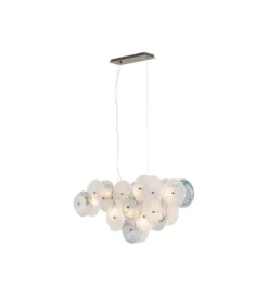 Lampa wisząca AQUAMARINE 121 cm chromowana