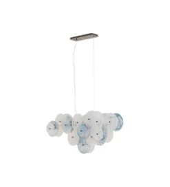 Lampa wisząca AQUAMARINE 121 cm chromowana