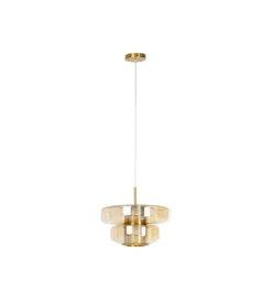 Lampa wisząca ARCADIA AMBER 34 cm