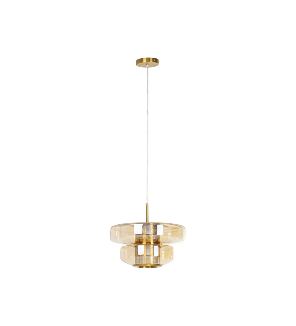 Lampa wisząca ARCADIA AMBER 34 cm