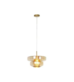 Lampa wisząca ARCADIA AMBER  34 cm