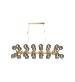 Lampa wisząca ATOMIC BALLS 140 cm złota