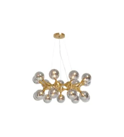Lampa wisząca ATOMIC BALLS 74 cm złota