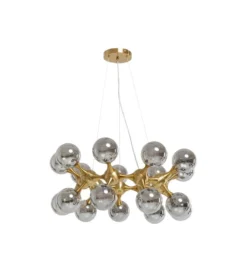Lampa wisząca ATOMIC BALLS 74 cm złota