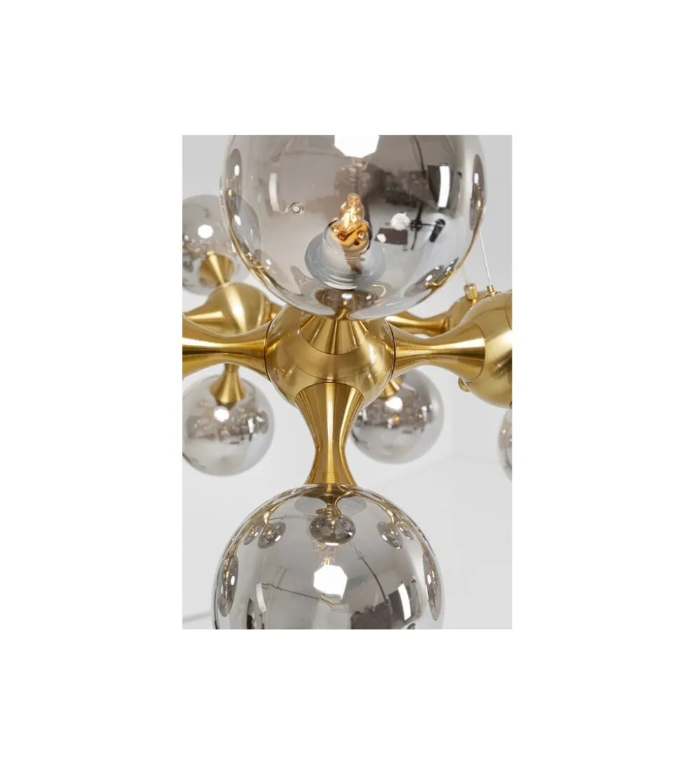 Lampa wisząca ATOMIC BALLS 74 cm złota