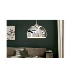 Lampa wisząca Ball Light Chrom 35 cm srebrna