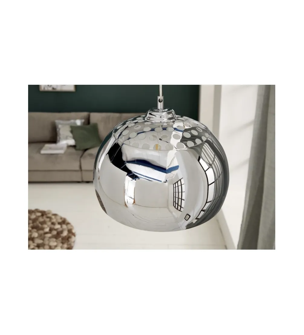 Lampa wisząca Ball Light Chrom 35 cm srebrna