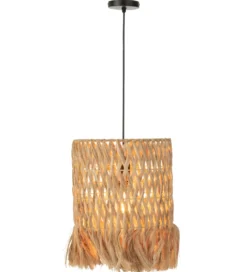 Lampa wisząca BANANOWA 40 cm naturlna