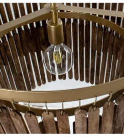 Lampa wisząca BATERA 60 cm naturalna