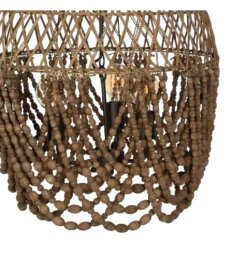 Lampa wisząca BEADINGO 62 cm naturalny