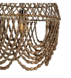Lampa wisząca BEADINGO 52 cm naturalny