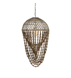 Lampa wisząca BEADINGO 88 cm naturalny