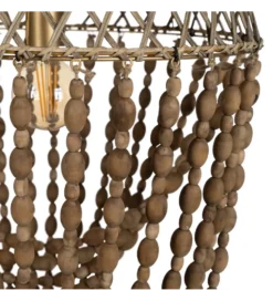 Lampa wisząca BEADINGO 88 cm naturalny