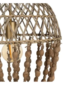 Lampa wisząca BEADINGO 71 cm naturalny