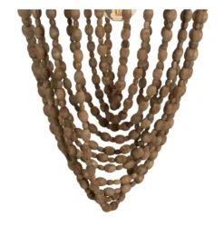 Lampa wisząca BEADINGO 71 cm naturalny
