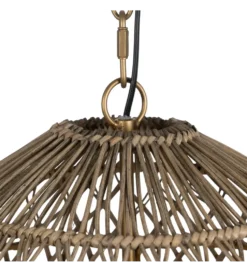 Lampa wisząca BEADINGO 71 cm naturalny