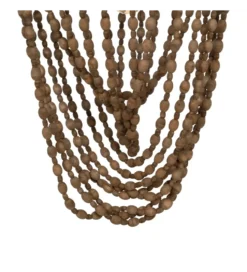 Lampa wisząca BEADINGO 76 cm naturalny
