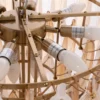Lampa wisząca BEGAN 60 cm champagne