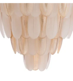 Lampa wisząca BEGAN 60 cm champagne