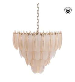 Lampa wisząca BEGAN 60 cm champagne