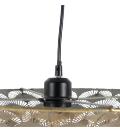 Lampa wisząca BOCELIN 47 cm złota srebrna