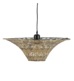 Lampa wisząca BOCELIN 47 cm złota srebrna