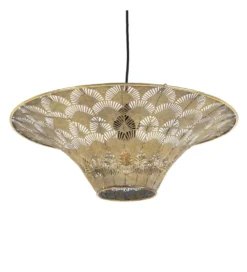 Lampa wisząca BOCELIN 47 cm złota srebrna