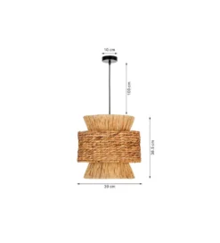 Lampa wisząca CAMPO 39 cm naturalna
