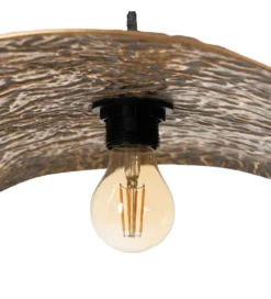 Lampa wisząca CEARPIN 51 cm antyczne złoto