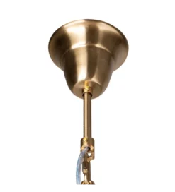 Lampa wisząca CELINK 50 cm złoto szara