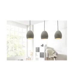 Lampa wisząca  Cement grau 3er Beton