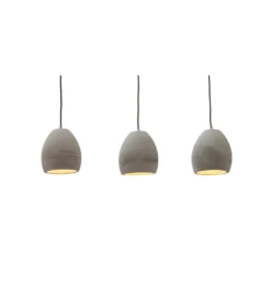 Lampa wisząca  Cement grau 3er Beton