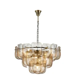 Lampa wisząca CERASITAL 44 cm złota