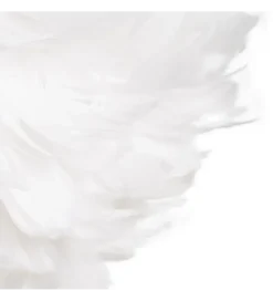 Lampa wisząca CLOUDI 40 cm Pióro biała